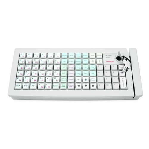 Клавиатура программируемая Posiflex KB-6600U с ридером магнитных карт на 1-3 дорожки