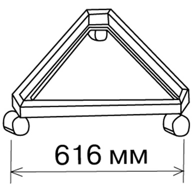 [GW3TB] База для решетки (треугольная)