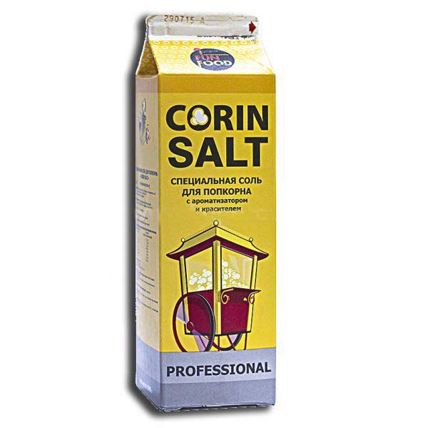 Соленая пищевая смесь для поп-корна "CORIN SALT" 1 кг.